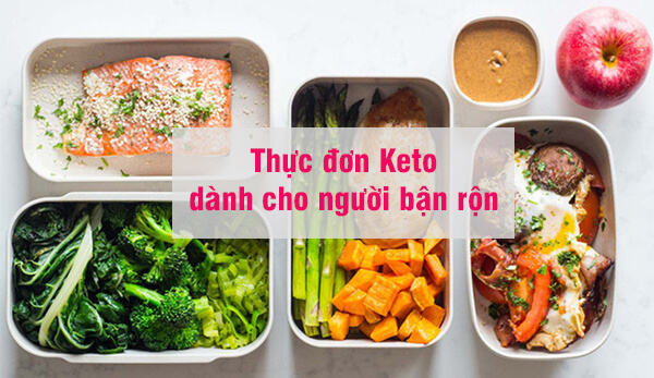 Thực đơn Keto cho người bận rộn