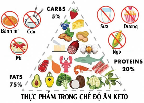 Chế độ ăn keoto là chế độ ăn rất hạn chế carb, nhiều chất béo và protein vừa phải